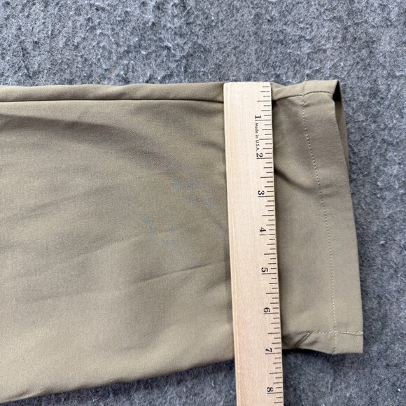 Nike Golf Pants Men 32 x 32 Beige Flat Front Stretch Flex Core Standard AJ5489 - Picture 15 of 16